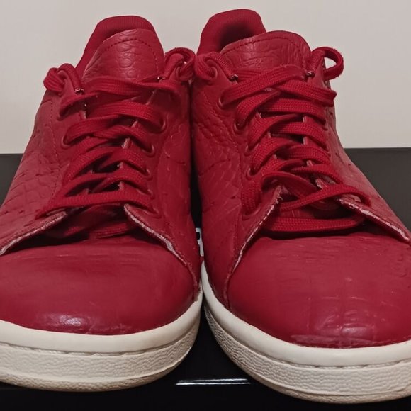 Adidas (Stan Smith)-(Red/White)-(Size 9.5)-(Pre-owned)-(Decent Condition)-$30.00 - Picture 3 of 5